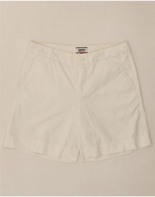 TOMMY HILFIGER Womens Chino Shorts W26 Small White Cotton AI05 - Image 1 of 3