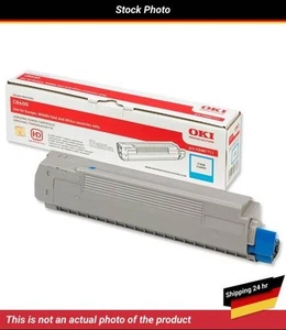 43487711 Oki C8600 Toner Cartridge Cyan - Photo 1/4