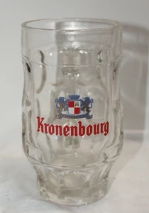 Taza de cerveza vintage Kronenbourg 1664 .04L pesada coleccionable hecha en Alemania - Imagen 1 de 7