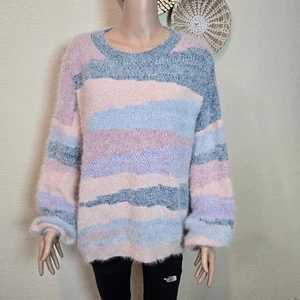 & Merci women Pullover sweater multicolor  size Medium  - Picture 1 of 12