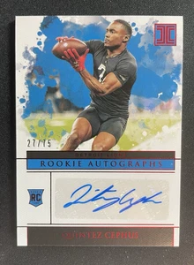 2020 Panini Impeccable Rookie Auto 27/75 Quintez Cephus #171 Rookie Auto RC - Picture 1 of 3