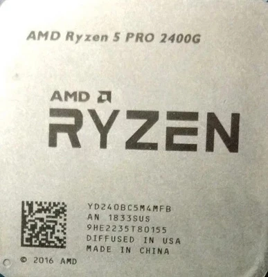 AMD Ryzen 5 Pro 2400G - No cooler - Image 1 of 2
