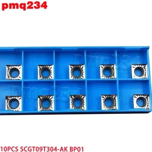 10PCS SCGT09T304-AK CNC cutting tools metal mechanical Indexable Turning Inserts - Picture 1 of 6