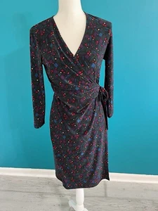 Anne Klein Wickelkleid Größe 4 Stretch 3/4 Arm - Bild 1 von 5