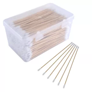 400 Pistol Rifle Gun Cleaning Swabs .22 .223 Caliber 5.56 MM 6 Inch Cotton - Picture 1 of 11