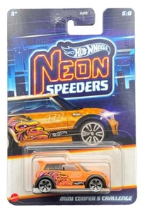 Hot Wheels Silver Series 2024 HW Neon Speeders 5:8 Mini Cooper S Challenge - Picture 1 of 6
