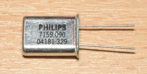 7.15909 MHz Crystal Philips HC49/U - Picture 1 of 1