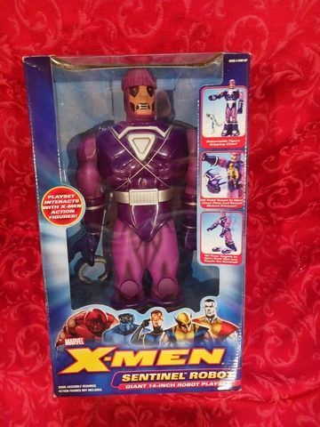 Rare sealed XMen Marvel Comics 14” Sentinel Robot 2005 Toybiz figure vtg baf Cover