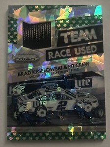 2016 Panini Prizm Race Used Tire Team Green Flag Prizm Brad Keselowski 037/149