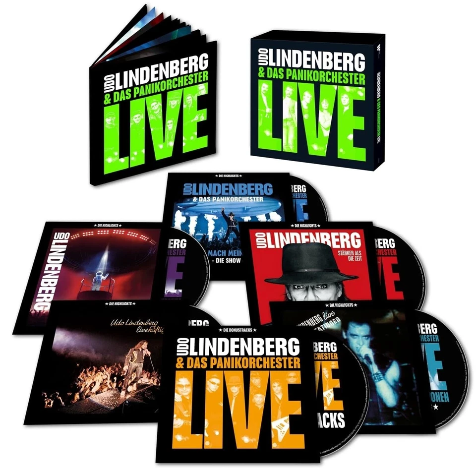 UDO LINDENBERG - Live (Deluxe Box)  6CD NEU OVP - Bild 1 von 1