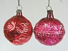 Lot VTG Antique Blown Glass Outdent Bumpy BALLS Christmas Ornaments Germany