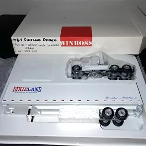 Winross Die Cast Dixieland Express Decatur Alabama Freightliner con furgone 1998 ottime condizioni - Foto 1 di 9