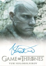 Game of Thrones Season 7, Yuri Kolokolnikov (Styr) Autograph Card