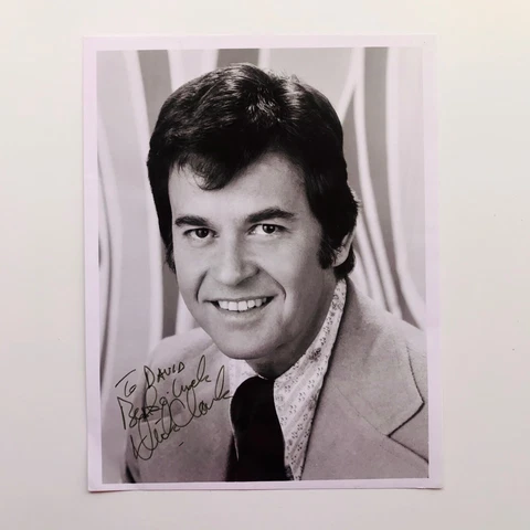 Vintage Autographed Dick Clark American Bandstand Headshot Cover
