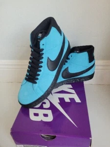 Brand New Nike Zoom Blazer Mid SB Baltic Blue Skeletor 2020 Size 8 864349-400 - Picture 1 of 6