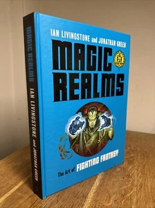 Magic Realms by Ian Livingstone DOUBLE SIGNED UK HB 1/1 HB Fighting Fantasy - Picture 1 of 9