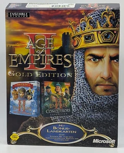 Age Of Empires II Gold Edition - PC CD-ROM - BIG BOX / OVP - TOP (2001) - Bild 1 von 10