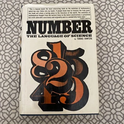 Number The Language Of Science Tobias Dantzig 1967 4th Edition VG - Image 1 of 4