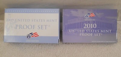 2009 & 2010 U.S. PROOF SETS IN ORIGINAL PACKAGAE & COA ( San Francisco, S Mint ) - Image 1 of 3