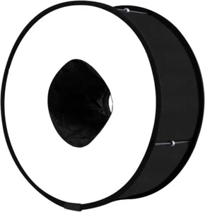 Softbox portatile Rotondo Misura 45 cm Diffusore Luce Flash e Speedlight - Foto 1 di 9