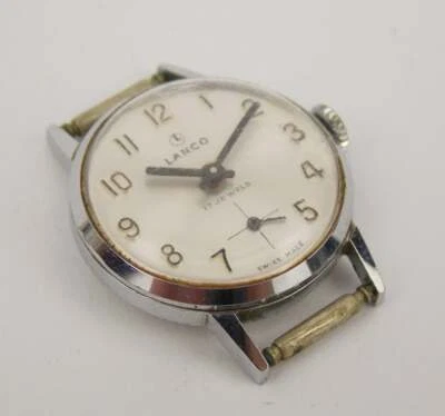 Reloj Pulsera LANCO Suizo Elegante Stein Plateado Damas Vintage Años 60 Foto 1 de 4