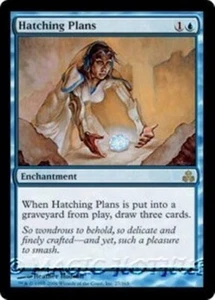 HATCHING PLANS Guildpact MTG Blue Enchantment RARE - Picture 1 of 1