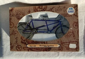 Scale 1:10 Diecast Blue Tandem Bike bicycle model replica toy Alvarez  - Picture 1 of 5