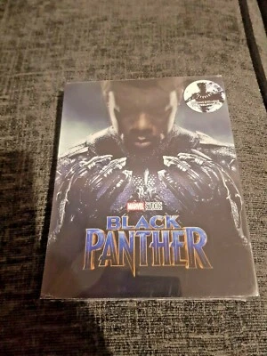 Black Panther 3D + 2D Blu-Ray BLUFANS Single Lenticular Steelbook New and Sealed - Image 1 of 3