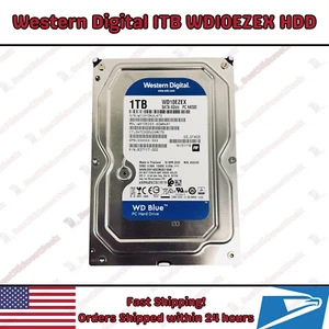Western Digital WD Blue 1TB 3.5" 7.2K RPM 6Gb/s 64MB Cache SATA HDD WD10EZEX - Picture 1 of 4