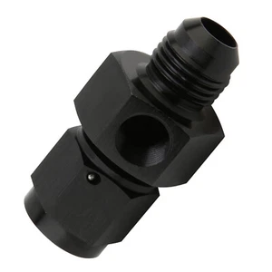 Adattatore raccordo decollo pressione carburante porta 1/8 NPT girevole 6AN maschio a femmina - Foto 1 di 10
