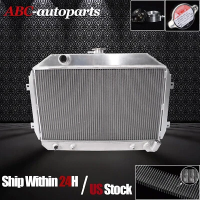 3Rows Aluminum Radiator For 1970-1975 1971 1972 1973 74 Datsun 240Z & 260Z AT/MT - Image 1 of 4