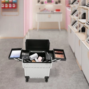 Professional Makeup Case, Multifunctional Cosmetic Case, Storage Case for Nails - Picture 1 of 24