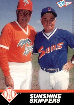 1989-90 T&M Senior League #120 Sunshine Skippers (Dick Williams / Earl Weaver) - Image 1 of 2