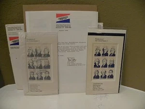 United States Scott 2216 - 2219 Ameripex 86 Presidents - Picture 1 of 2