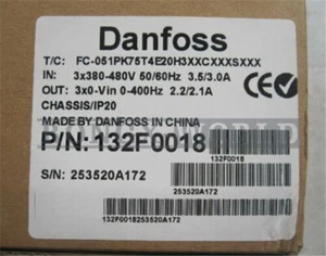ONE New In Box Danfoss FC-051PK75T4E20H3XXCXXXSXXX 132F0018 - Picture 1 of 1