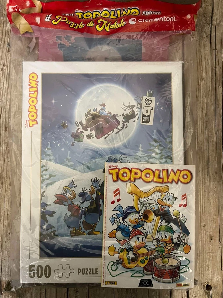 Fumetto Topolino n 3548 + Puzzle di Natale Clementoni 500 Pezzi - Immagine 1 di 1