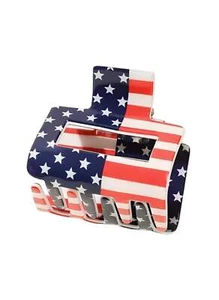 KLEINE KRALLENCLIPS AMERIKANISCHE FLAGGE - Bild 1 von 7