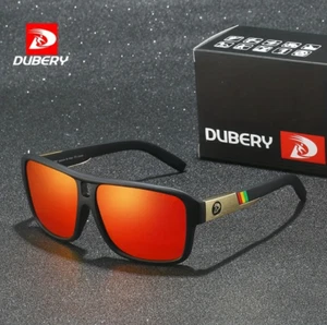 DUBERY Sport Polarized Sunglasses For Men Outdoor Riding Driving Square Glasses - Picture 1 of 32