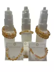 Crystal Wonderland Citrine Crystal Beads Bracelet 8mm - Picture 1 of 7