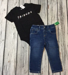 Baby Gap Boys 18-24 Months Friends Shirt & Skinny Jeans. NWT - Picture 1 of 6