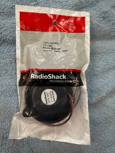 Radio Shack High-Intensity 12VDC Piezo Buzzer 7-14VDC 150mA 108dB 273-0057 NOS - Picture 1 of 4