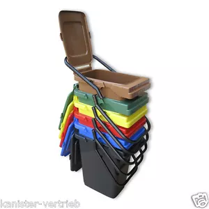 25 L Mülltonne, Mini Mülltonne, Abfalleimer, Müllbehälter klein, Abfalltonne - Bild 1 von 8