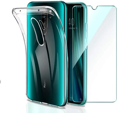 COVER CUSTODIA + PELLICOLA VETRO TEMPERATO PER XIAOMI REDMI NOTE 8 PRO  - Immagine 1 di 4