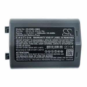 Batterie 3300mAh type EN-EL18 EN-EL18 Pour Nikon D4 DSLR D4S D5 D500 D800 D800E - Photo 1/5