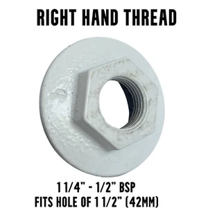 RIGHT HAND THREAD Cast Iron Radiator - Reducing Bush 1 1/4" - 1/2" BSP - Picture 1 of 4