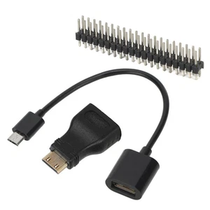 Mini HD To HD Adapter Micro USB To USB Female Power Cord 40P For - Afbeelding 1 van 12