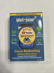 WET STOP 3 Cures Bedwetting Enuresis Alarm w/Loud Sound & Strong Vibration - Picture 1 of 1