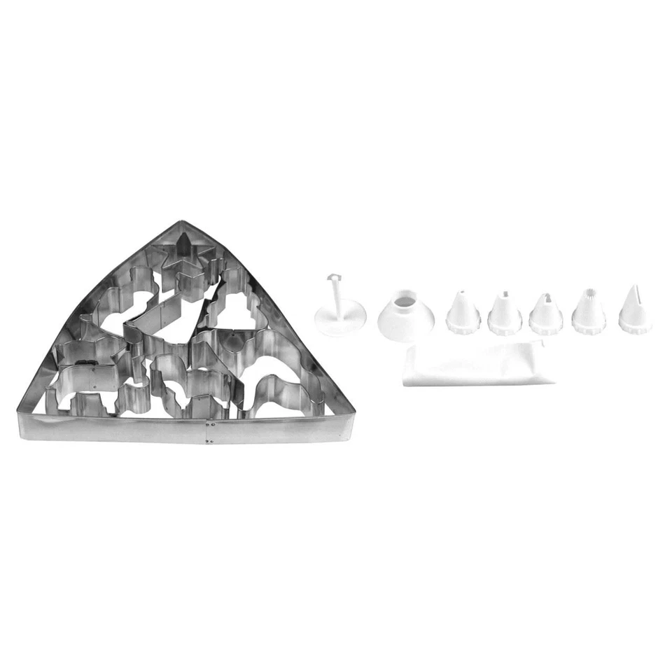 Fox Run 18pc Christmas Holiday Nativity Cookie Biscuit Cutter Bake Set