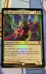 MTG - Esika, God of the Tree / The Prismatic Bridge. Kaldheim Prerelease Mythic - Bild 1 von 2