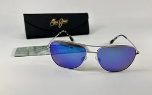 Maui Jim Cliff House MJ247-17 Sonnenbrille silberfarben polarisiert - Bild 1 von 16